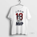 Officials Yoshinobu Yamamoto 13 Los Angeles Dodgers 2025 World Series Mvp Premium Tee Shirt Sweater