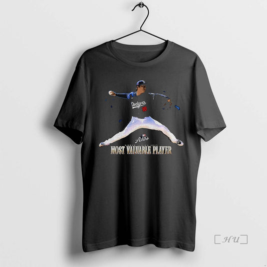 Officials Yoshinobu Yamamoto 18 Los Angeles Dodgers World Series 2025 Most Valuable Player Mlb Premium