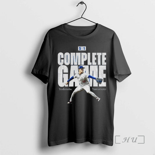 Officials Yoshinobu Yamamoto Complete Game 5 1 Los Angeles Dodgers Mlb The Baseball Player Premium
