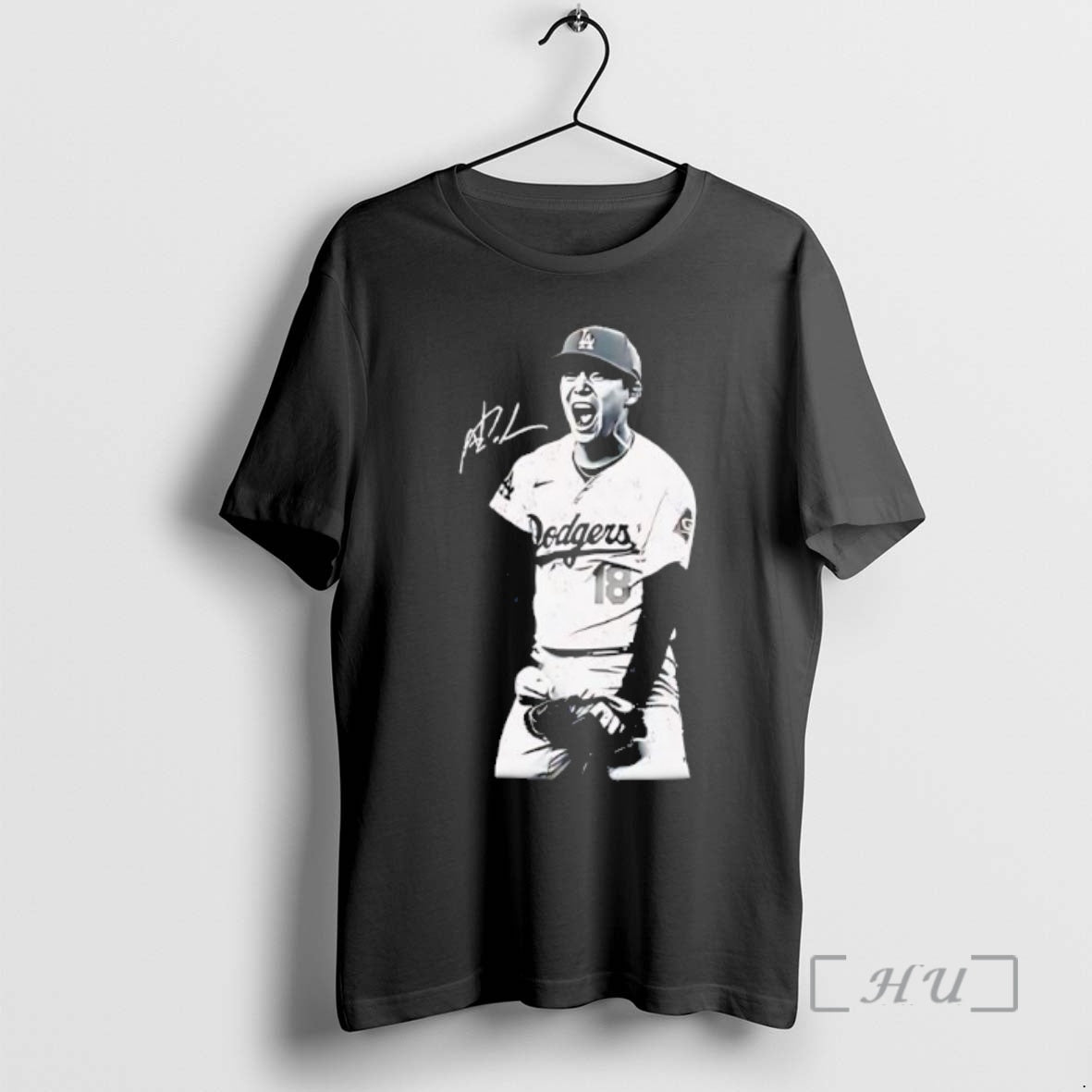 Officials Yoshinobu Yamamoto Dodgers Retro Black