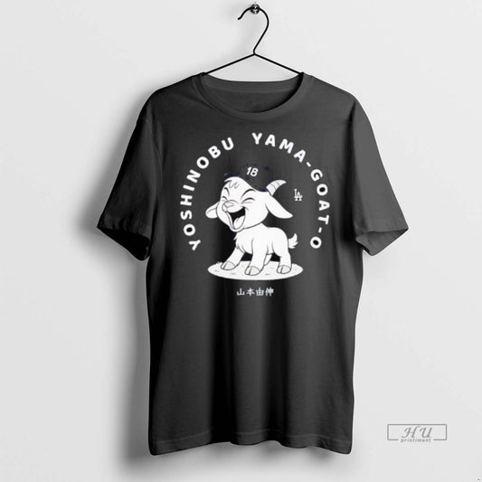 Officials Yoshinobu Yamamoto Goat O Los Angeles Dodgers Graphic Premium Tee Shirt Sweater