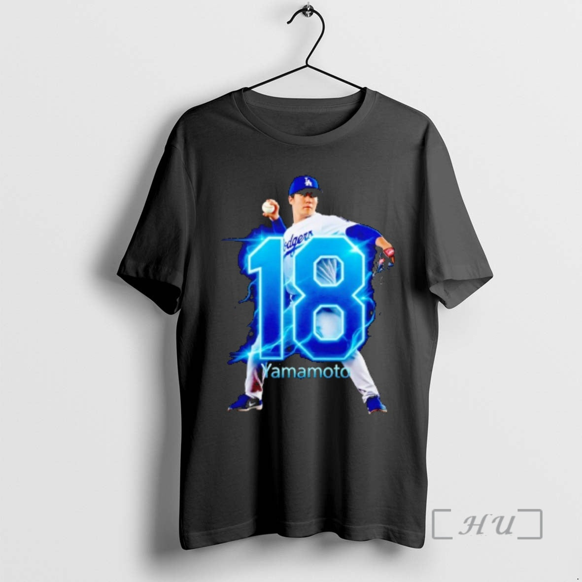 Officials Yoshinobu Yamamoto La Dodger 18 Premium T Shirt Sweater
