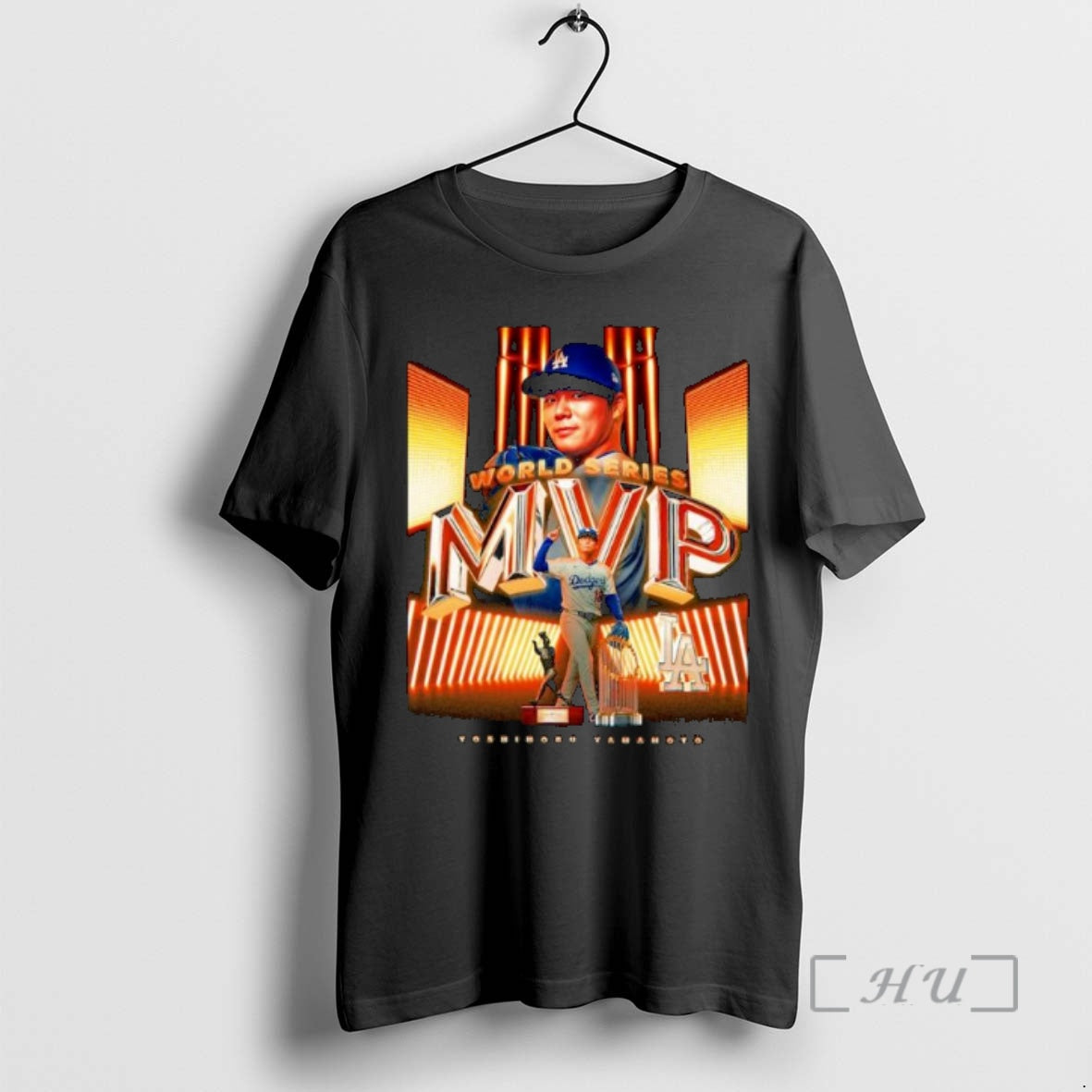 Officials Yoshinobu Yamamoto La Dodgers World Series Mvp Ornaments Premium T Shirt Sweater