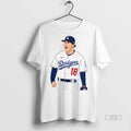 Officials Yoshinobu Yamamoto Los Angeles Dodgers 18 Pitcher Graphic Tee Shirt Sweater