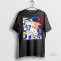 Officials Yoshinobu Yamamoto Los Angeles Dodgers 2025 Champs Mvp Autographed Premium Tee Shirt Sweater
