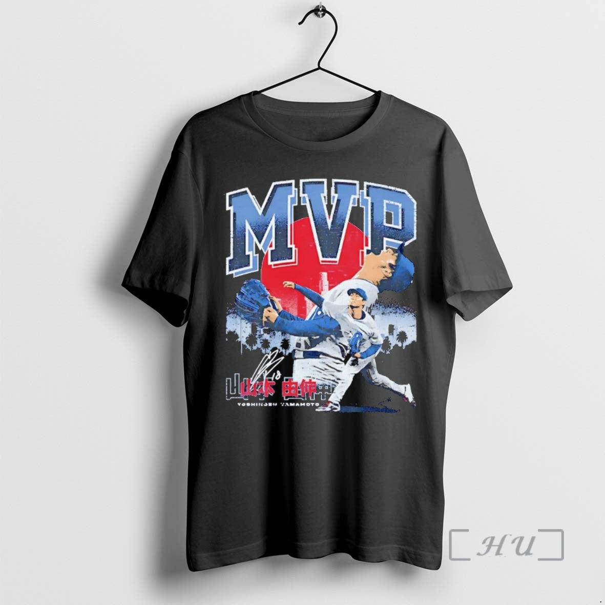Officials Yoshinobu Yamamoto Mvp Skyline Los Angeles Dodgers