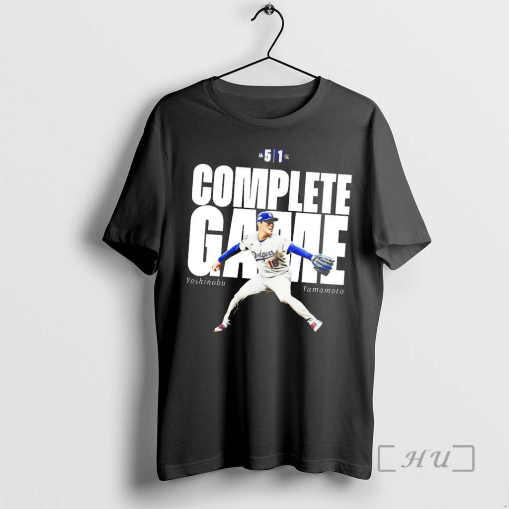 Officials Yoshinobu Yamamoto Complete Game T Shirt Sweater