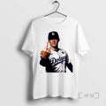 Officials Yoshinobu Yamamoto Middle Finger Los Angeles Dodgers World Series 2025 Premium T Shirts Sweater
