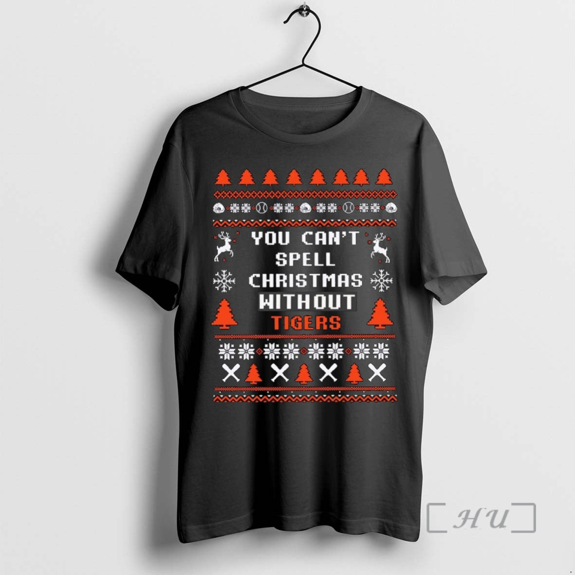 Officials You Cant Spell Christmas Without Detroit Tigers Mlb Ugly Xmas 2025 T Shirt Sweater
