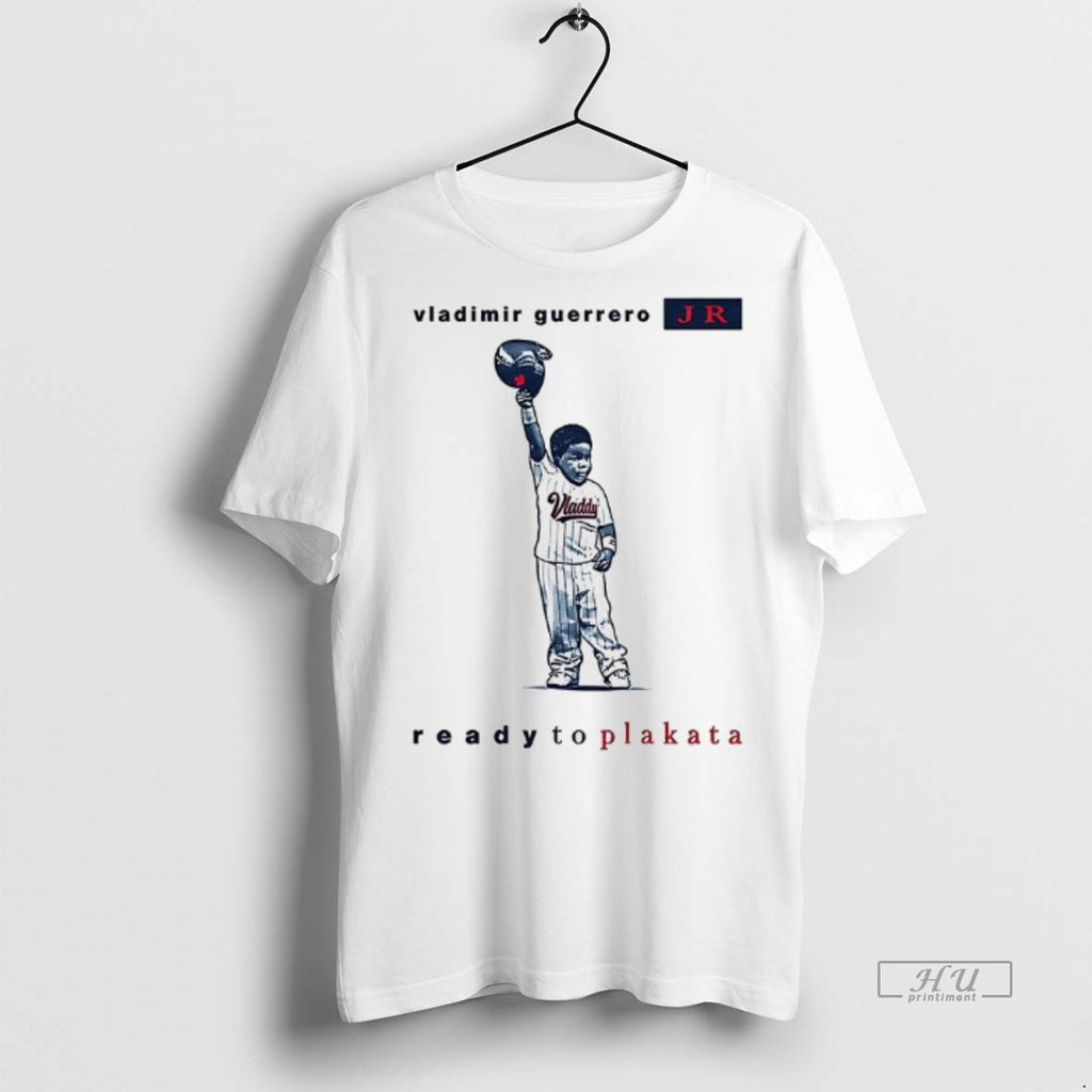 Officials Young Vladimir Guerrero Jr Toronto Blue Jays Baseball Ready To Plakata Tee Shirt Sweater