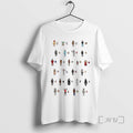 Officials Z A Movie Characters Alphabet Tee Shirt Sweater