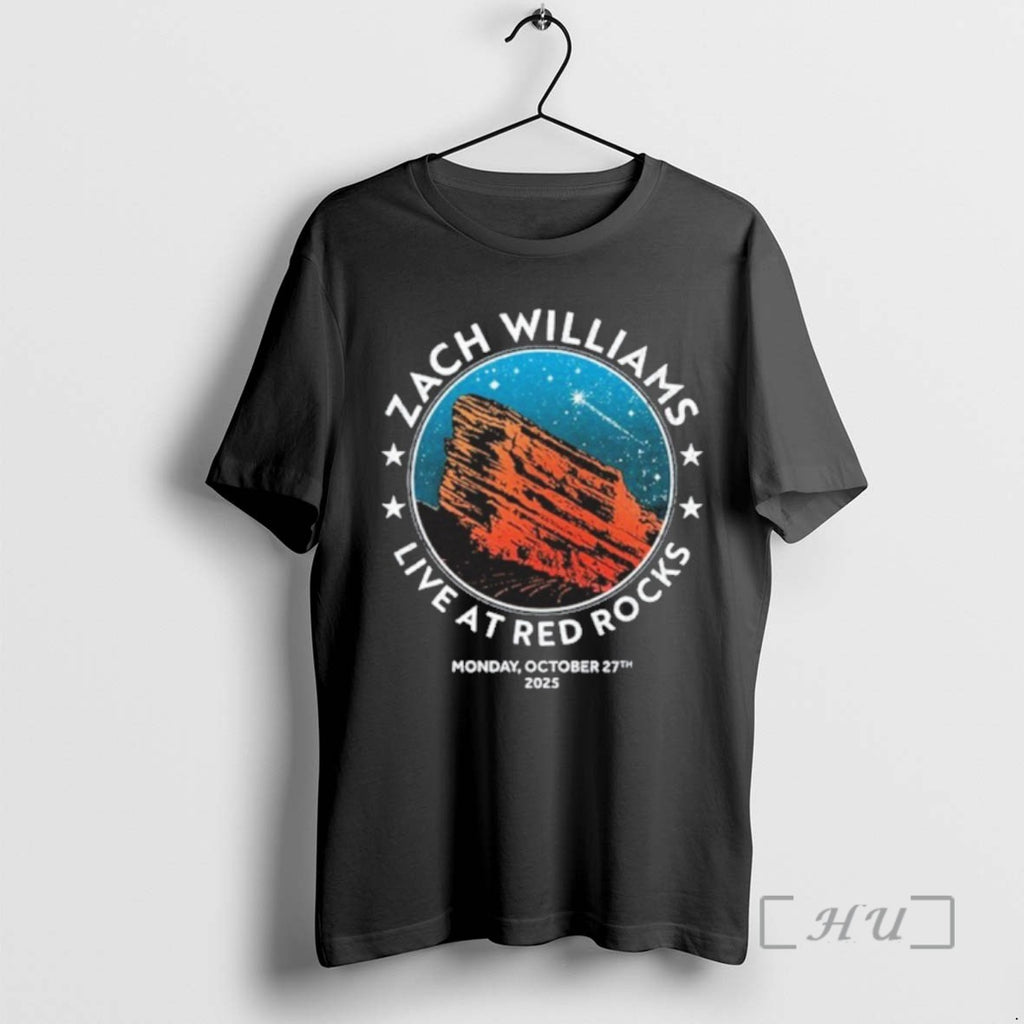 Officials Zach Williams Red Rocks Amphitheatre Oct 27 2025 Tour Tee Shirt Sweater