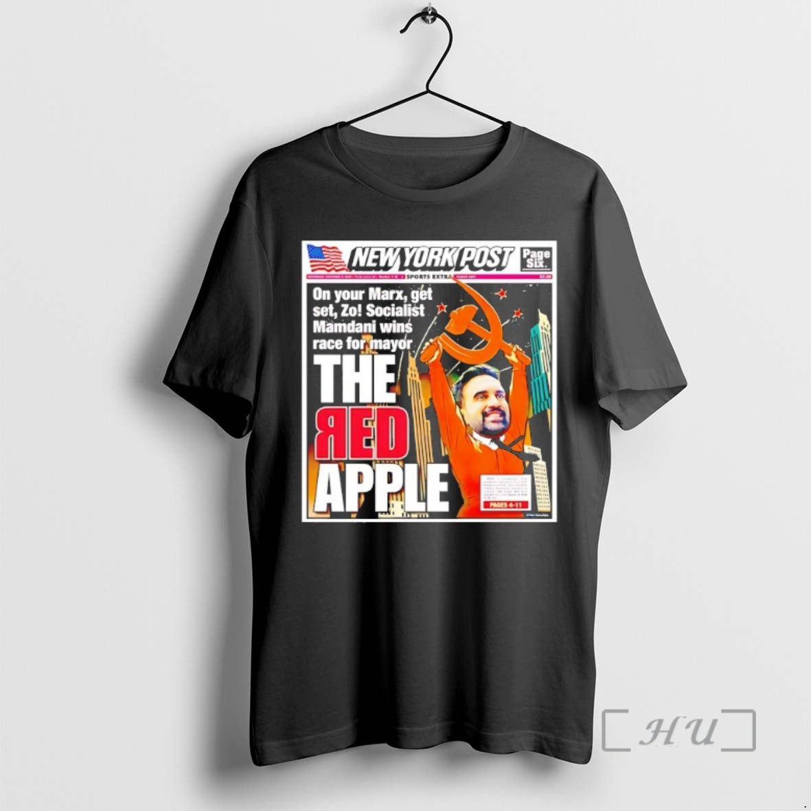 Officials Zohran Mamdani New York Post On Your Marx Get Set Zo Premium T Shirts