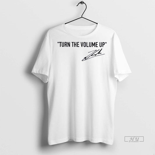 Officials Zohran Mamdani Political Activist Turn The Volume Up Signature Premium Tee Shirt Sweater