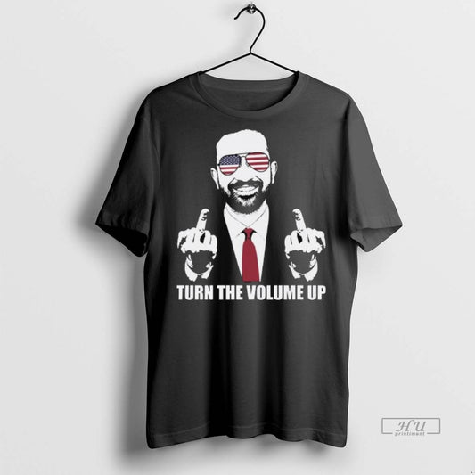 Officials Zohran Mamdani Turn The Volume Up Fuck 2025 Premium Tee Shirt Sweater