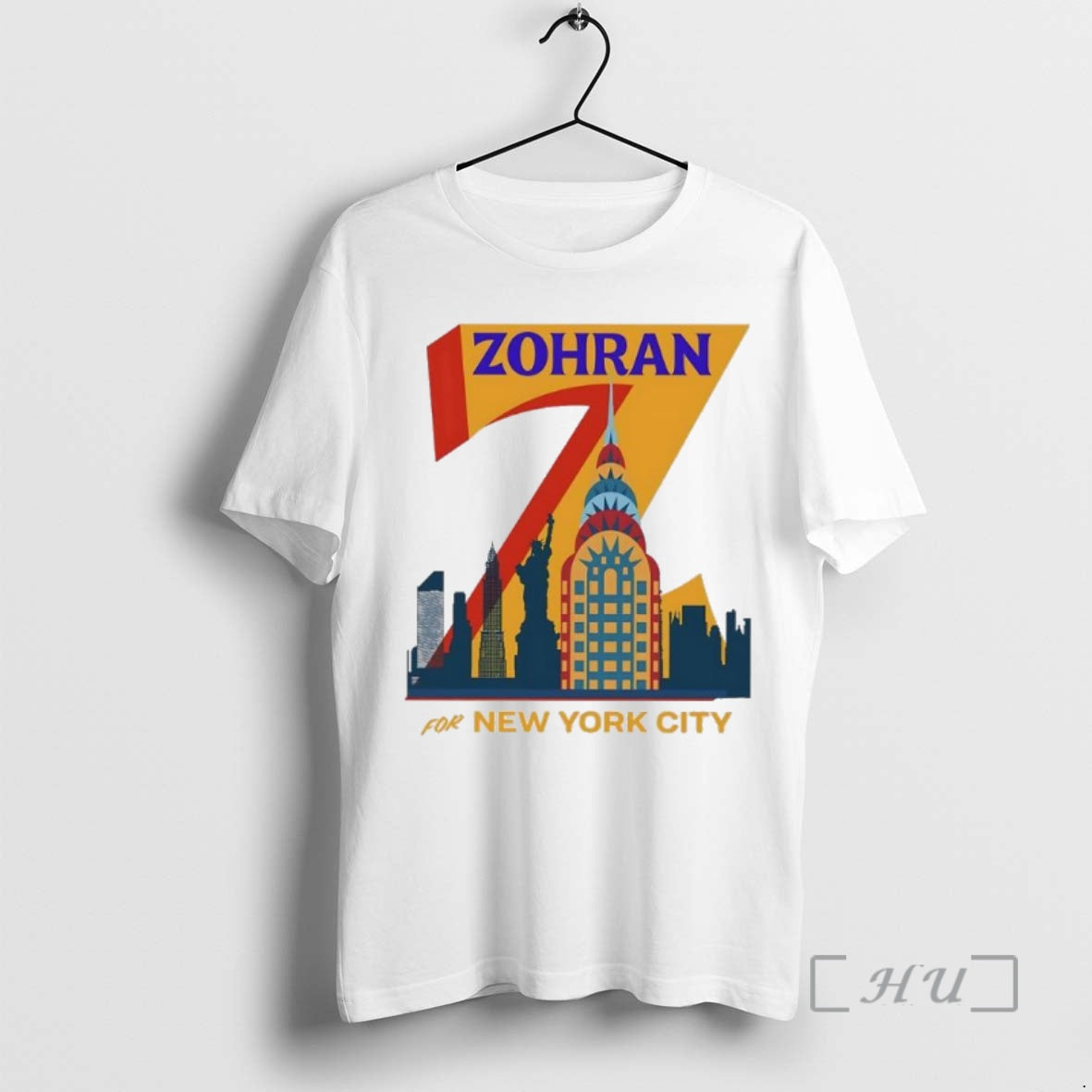 Officials Zohran Mamdani Zohran For New York City Skyline Graphic