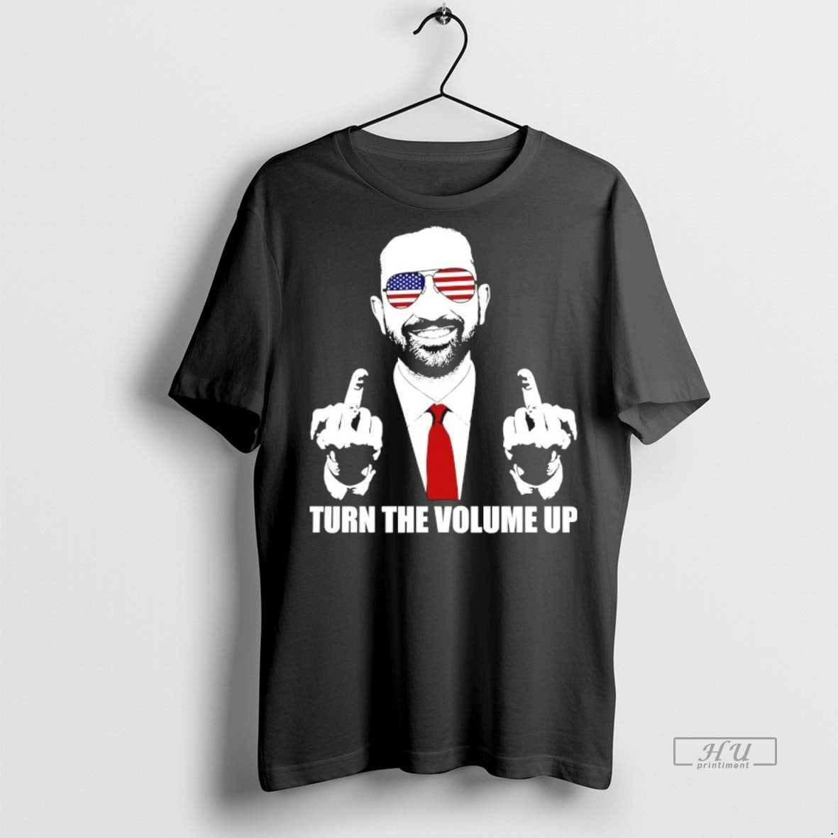 Officials Zohran Mamdani Middle Finger Turn The Volume Up Premium Tee Shirt Sweater