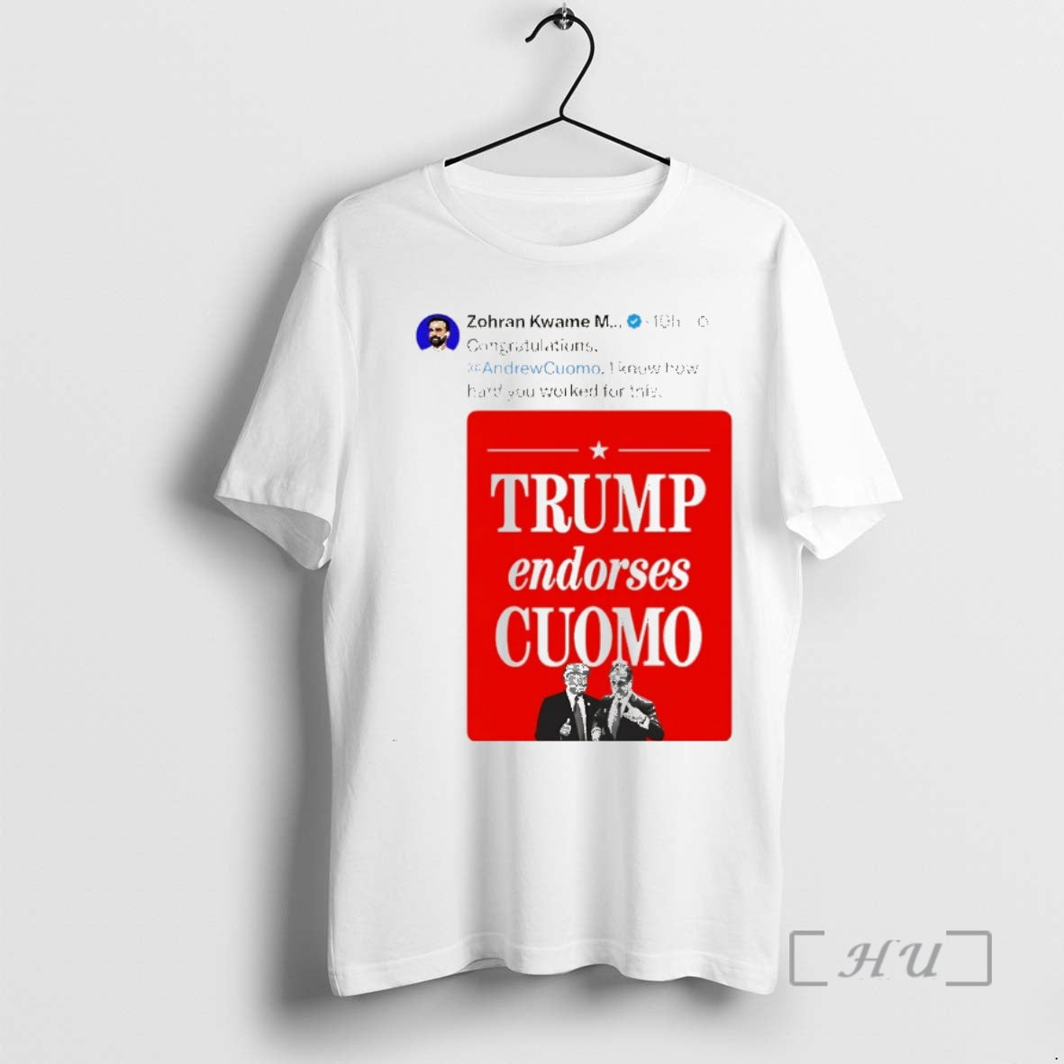Officials Zohran Mamdani On X Trump Endorses Cuomo Christmas Premium T Shirt Sweater