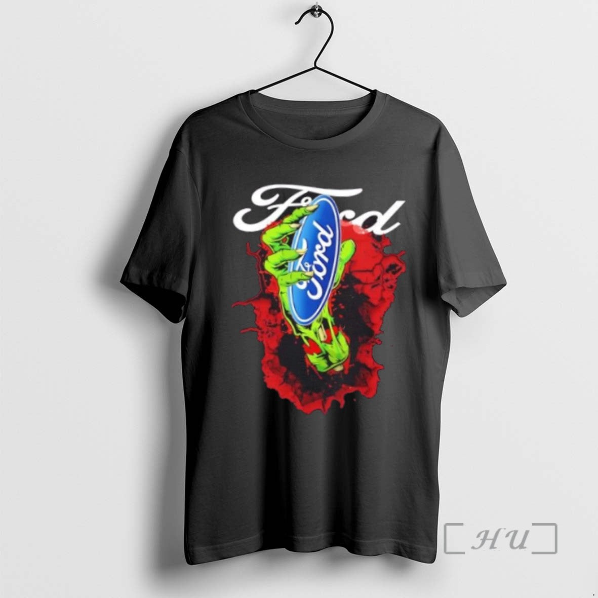 Officials Zombie Hand X Ford Happy Halloween Tee Shirt Sweater