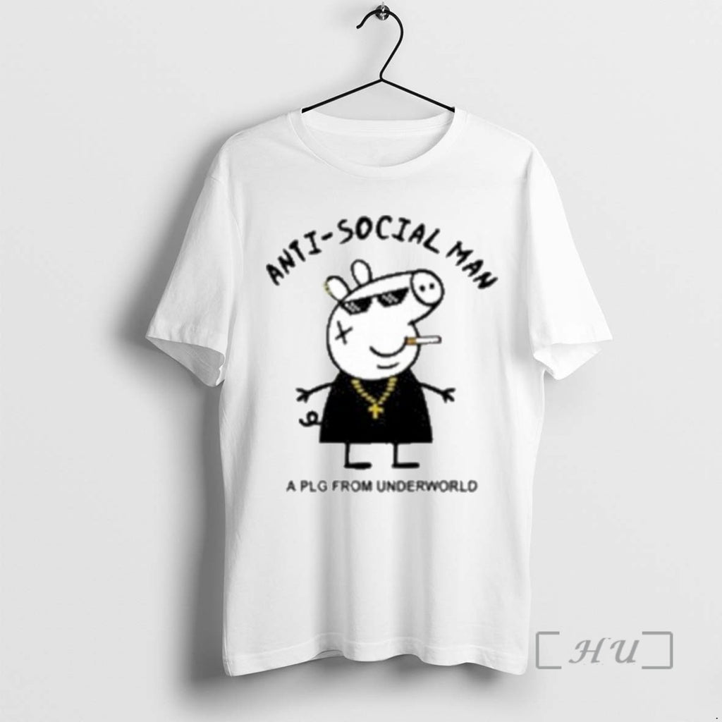 Officials Anti Social Man A Plg From Underworld T Shirt Sweater