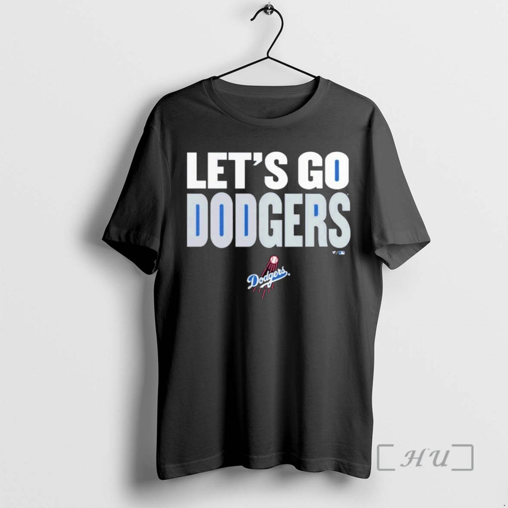Officials Los Angeles Dodgers Slogan Lets Go Dodgers T Shirt Sweater