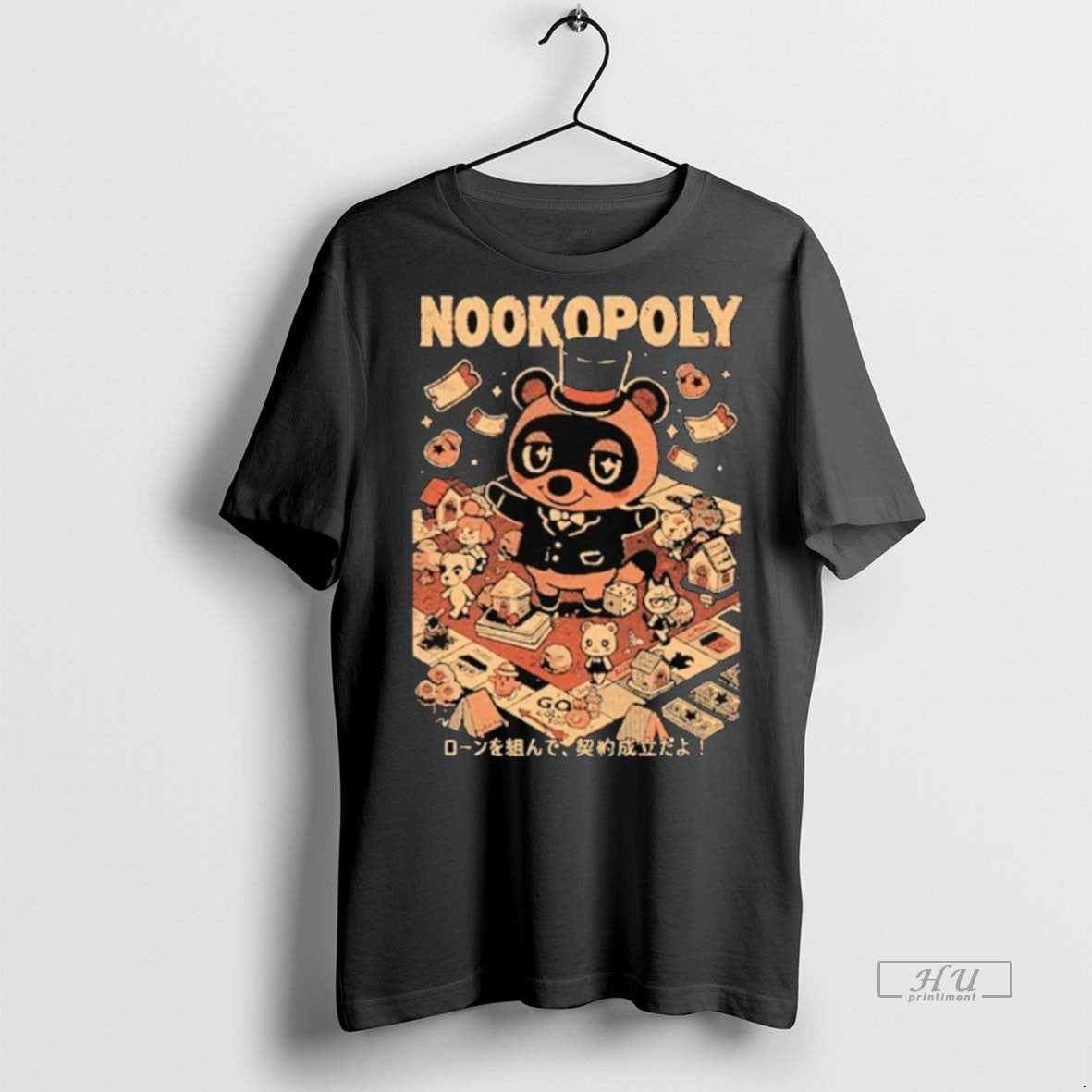 Officials Nookopoly Animal Crossing X Monopoly Video Game Premium Tee Shirt Sweater
