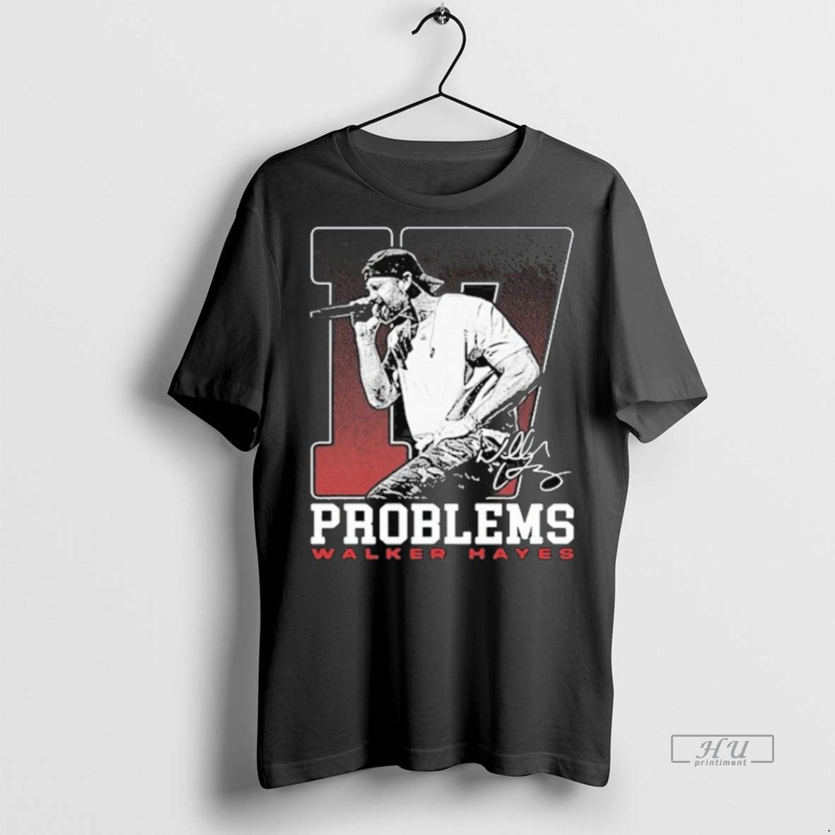 Officials Problems Walker Hayes Signed Premium Tee Shirt Sweater