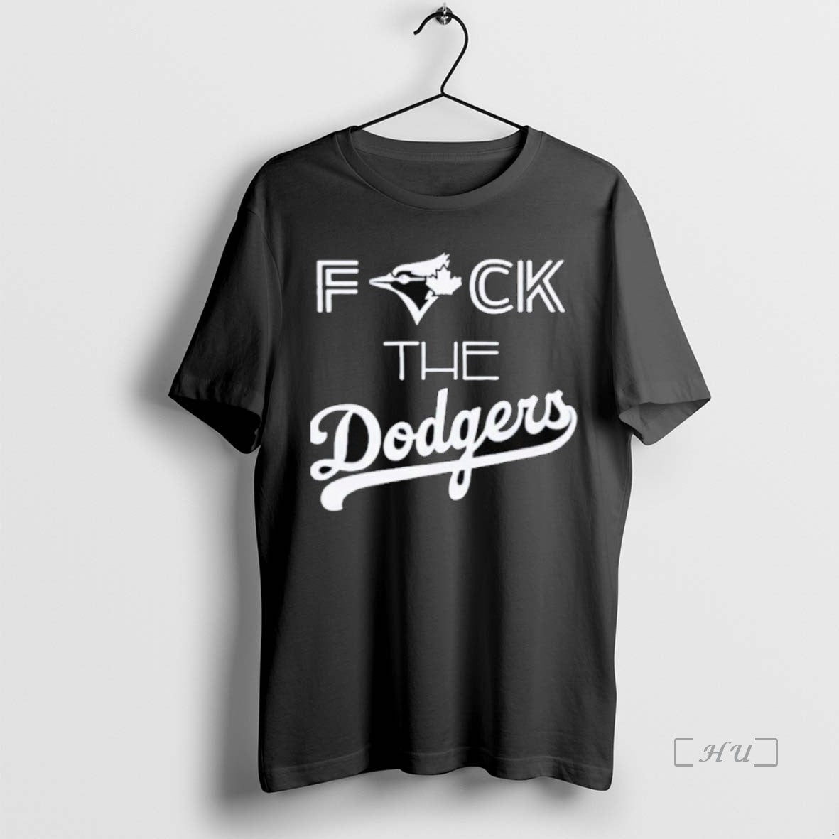 Officials Toronto Blue Jays Fuck The La Dodgers Blue Jay Bird Premium T Shirt Sweater