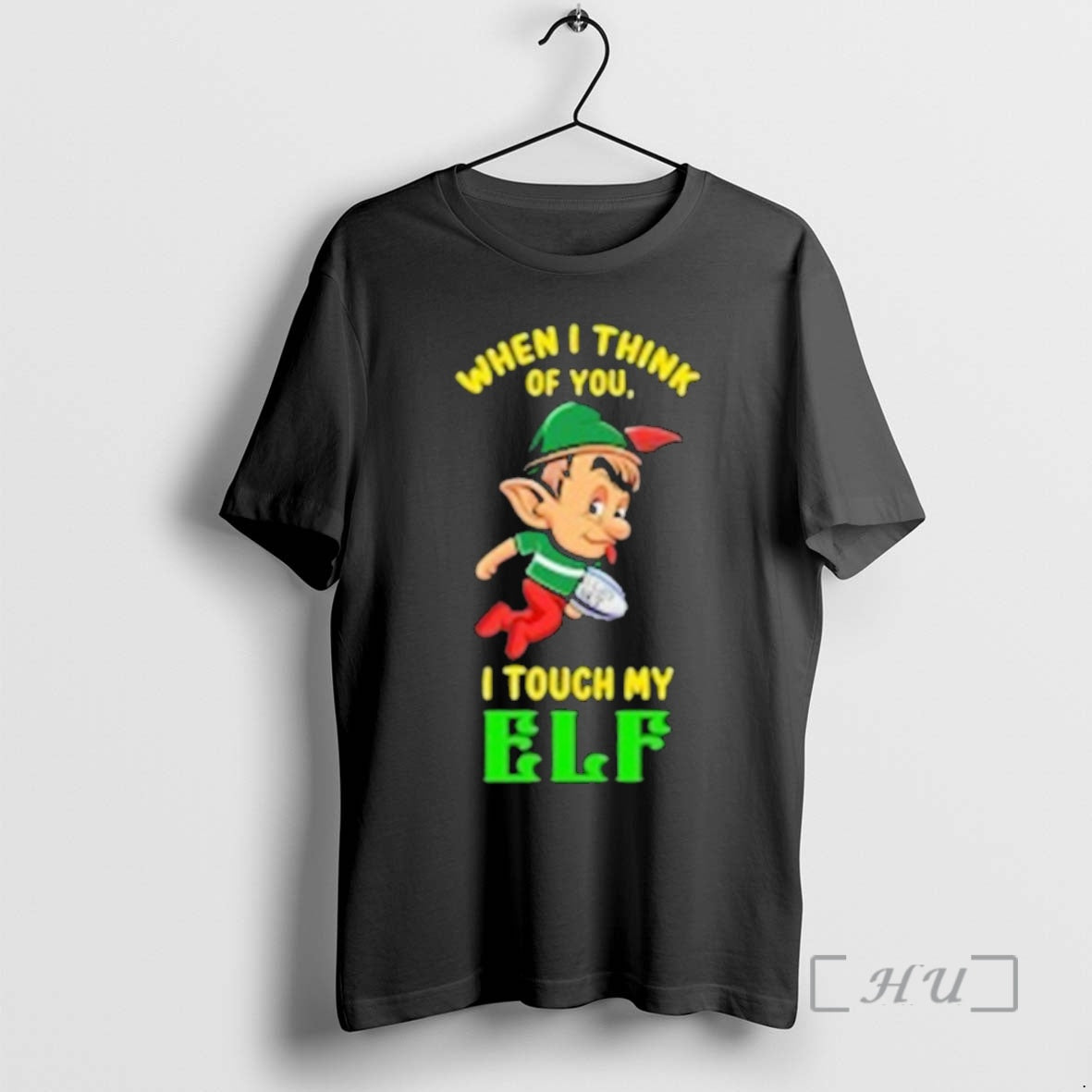 Officials When I Think Of You I Touch My Elf Christmas Premium T Shirt Sweater