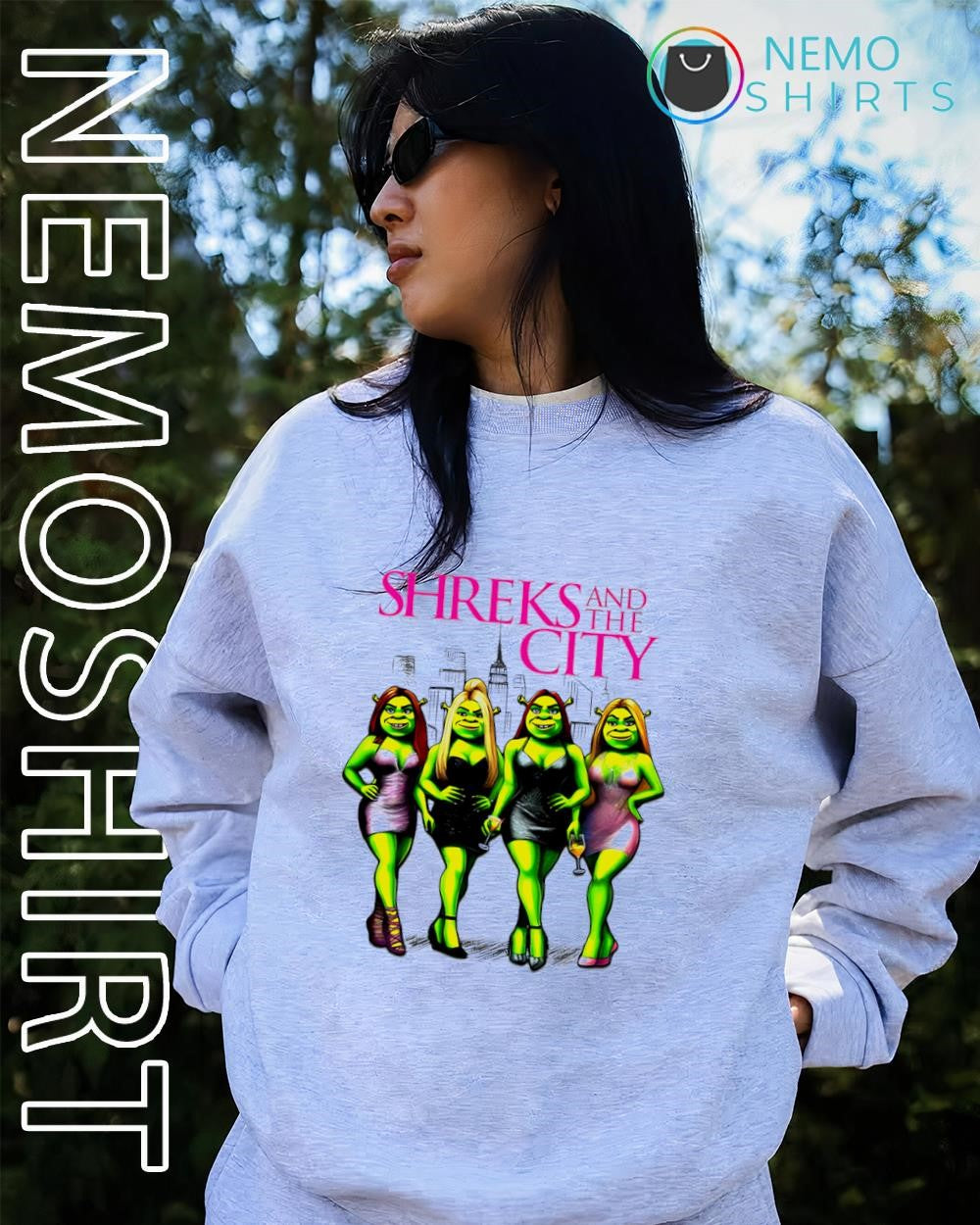 Ogre and the City shreks characters shirt