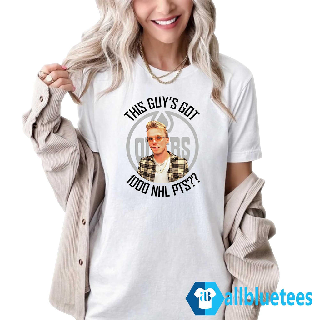 Oilers McDavid Oilers This Guy’s Got 1000 NHL Points Shirt