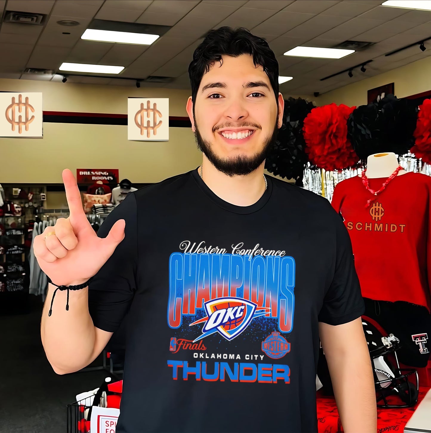 Okc Thunder 2026 NBA Western Conference Champions Heritage shirt