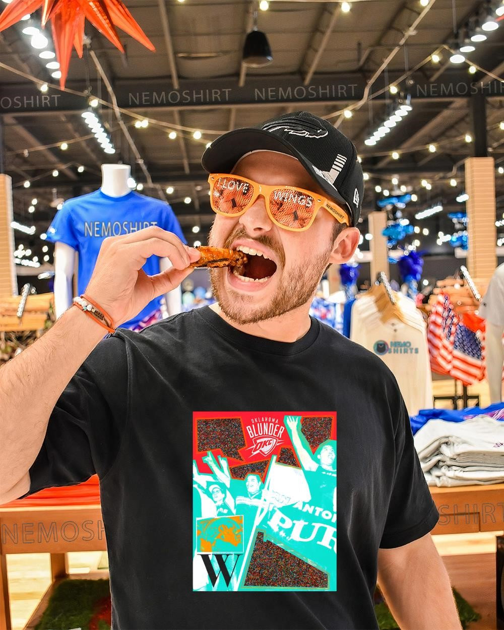 Oklahoma Blunder Oklahoma City Thunder and San Antonio Spurs shirt