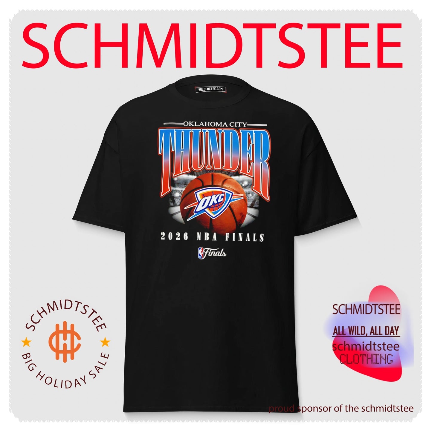 Oklahoma City Thunder 2026 NBA Finals Bold shirt