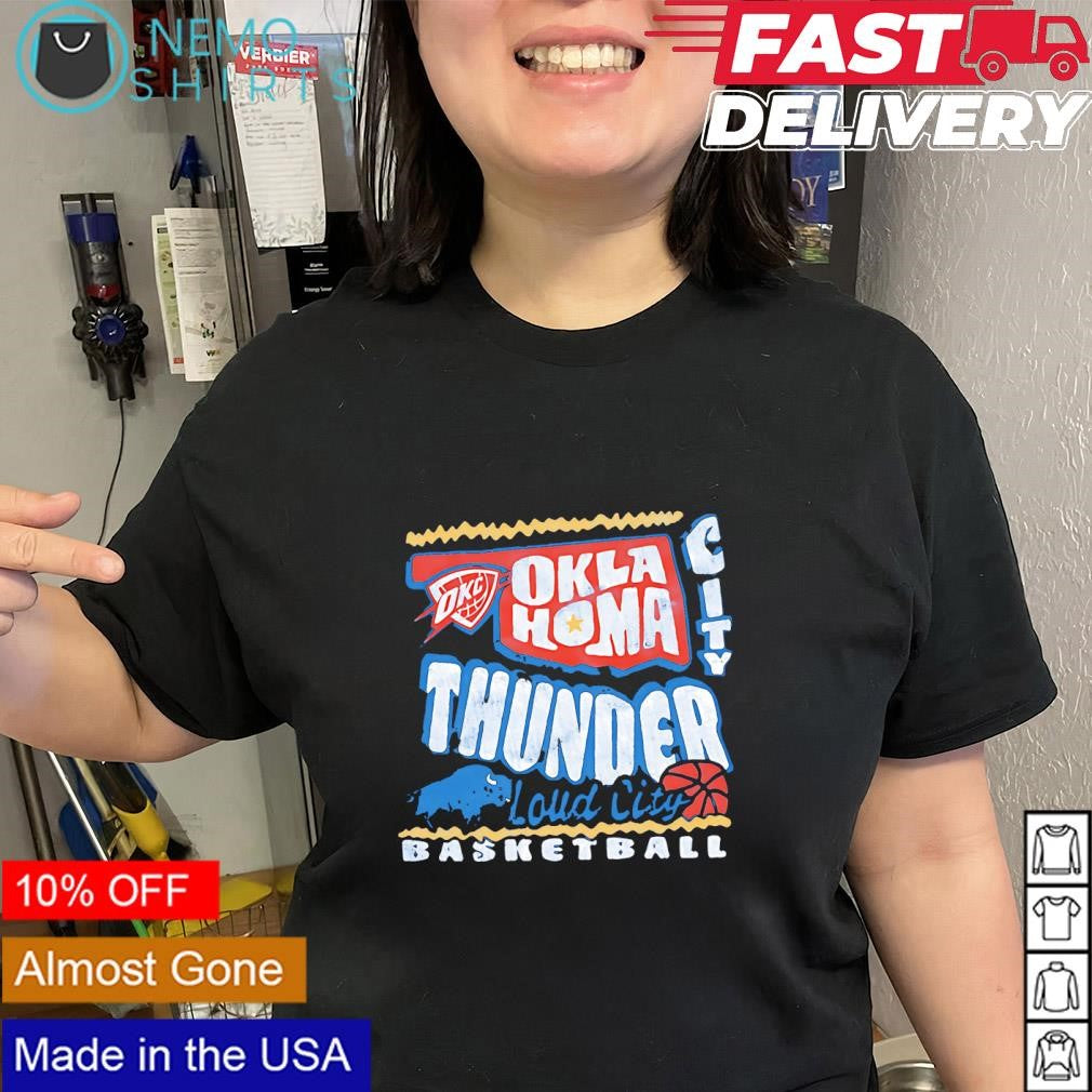 Oklahoma City Thunder Loud City basketball logo shirt