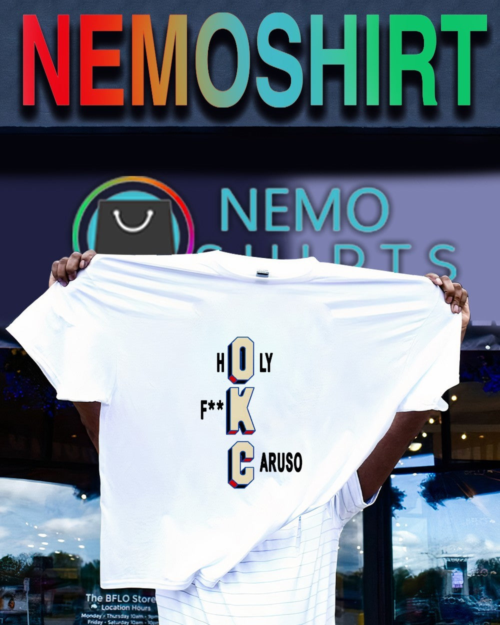 Oklahoma City Thunder holy fuck caruso shirt