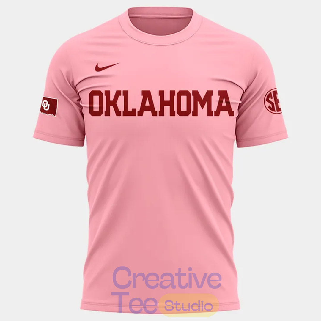 Oklahoma Sooners Softball Pink Game T-Shirt
