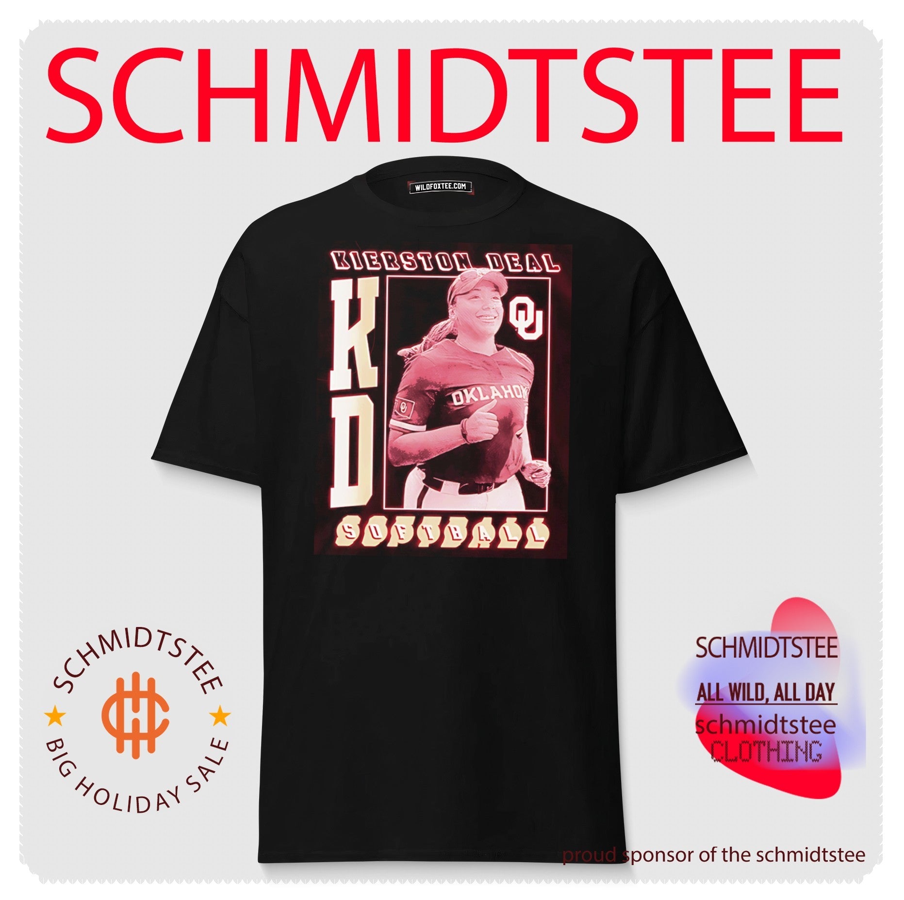 Oklahoma Sooners softball KD Kierston Deal illustration shirt
