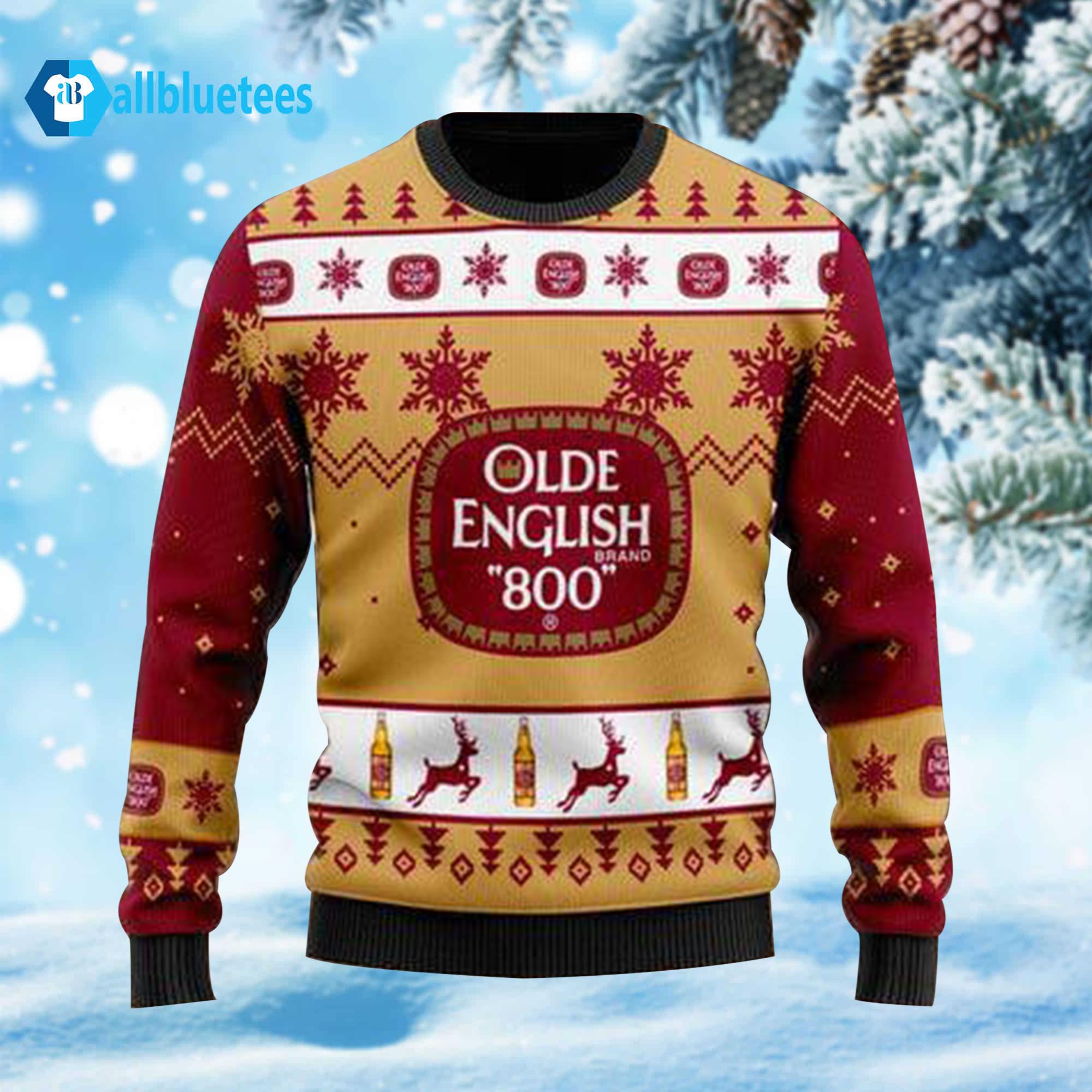 Old English 800 Ugly Christmas Sweater