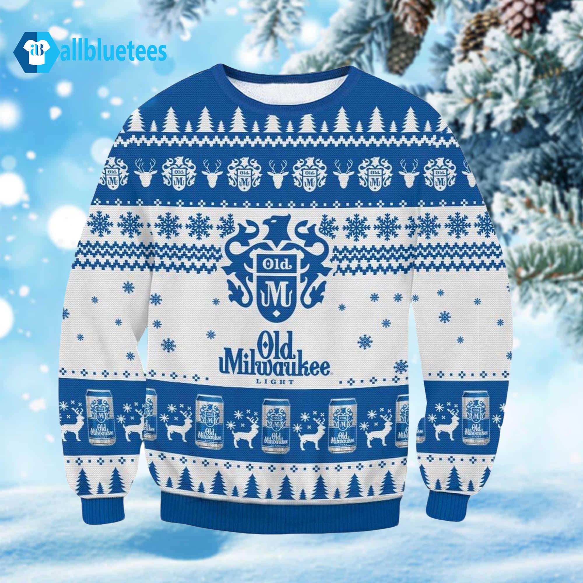 Old Milwaukee Light Ugly Christmas Sweater