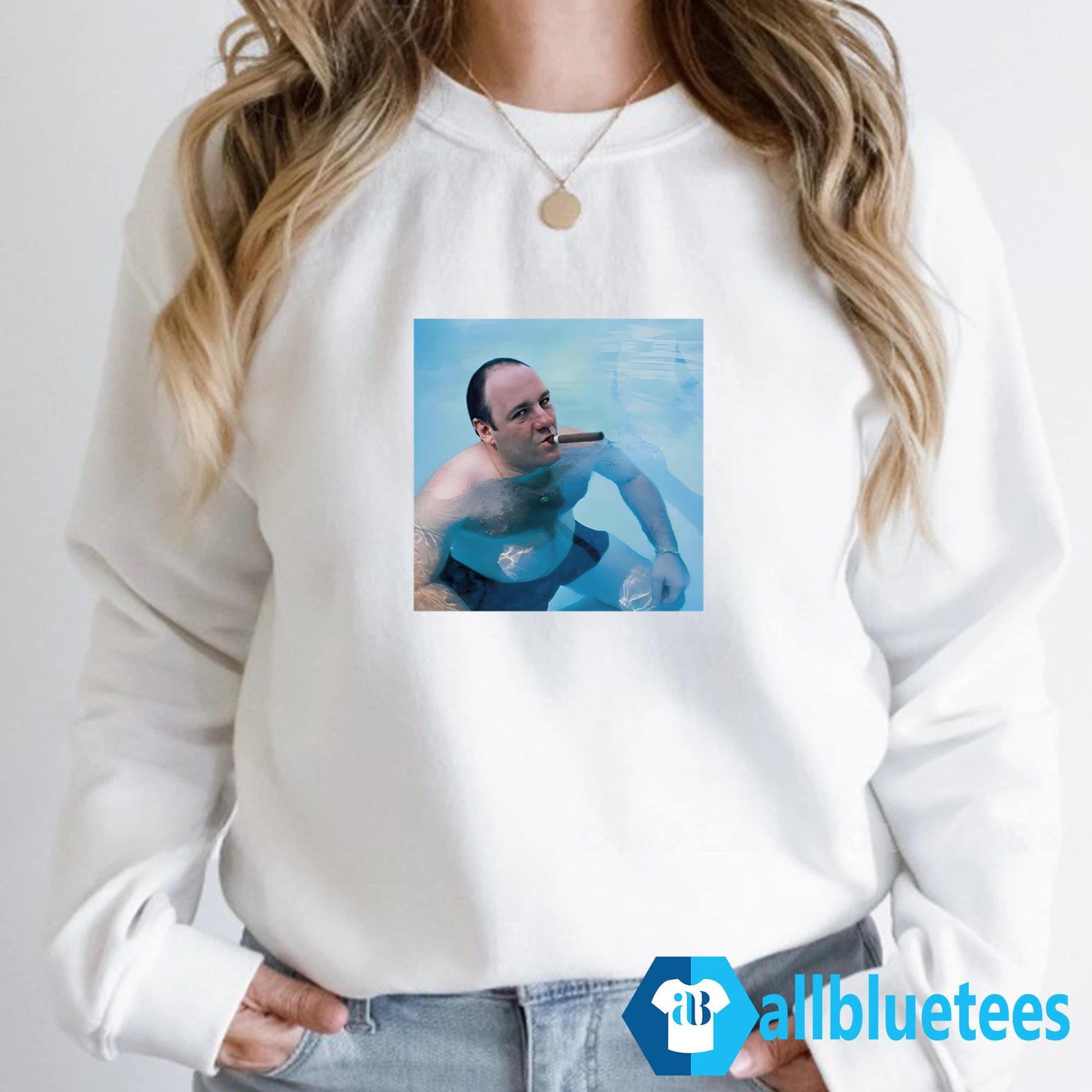 Olivia Cooke Tony Soprano Pool Smoking Cigar Shirt