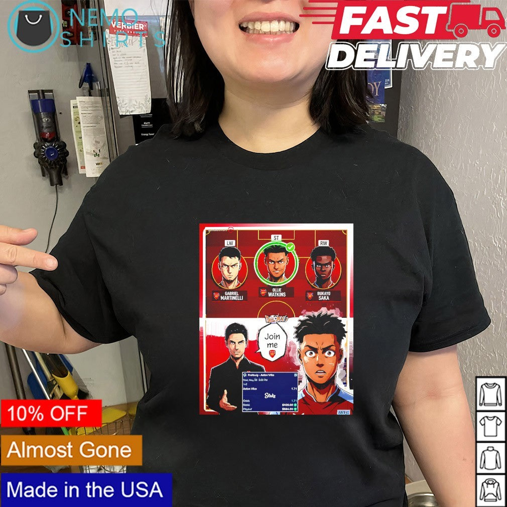 Ollie Watkins Arsenal player join me shirt