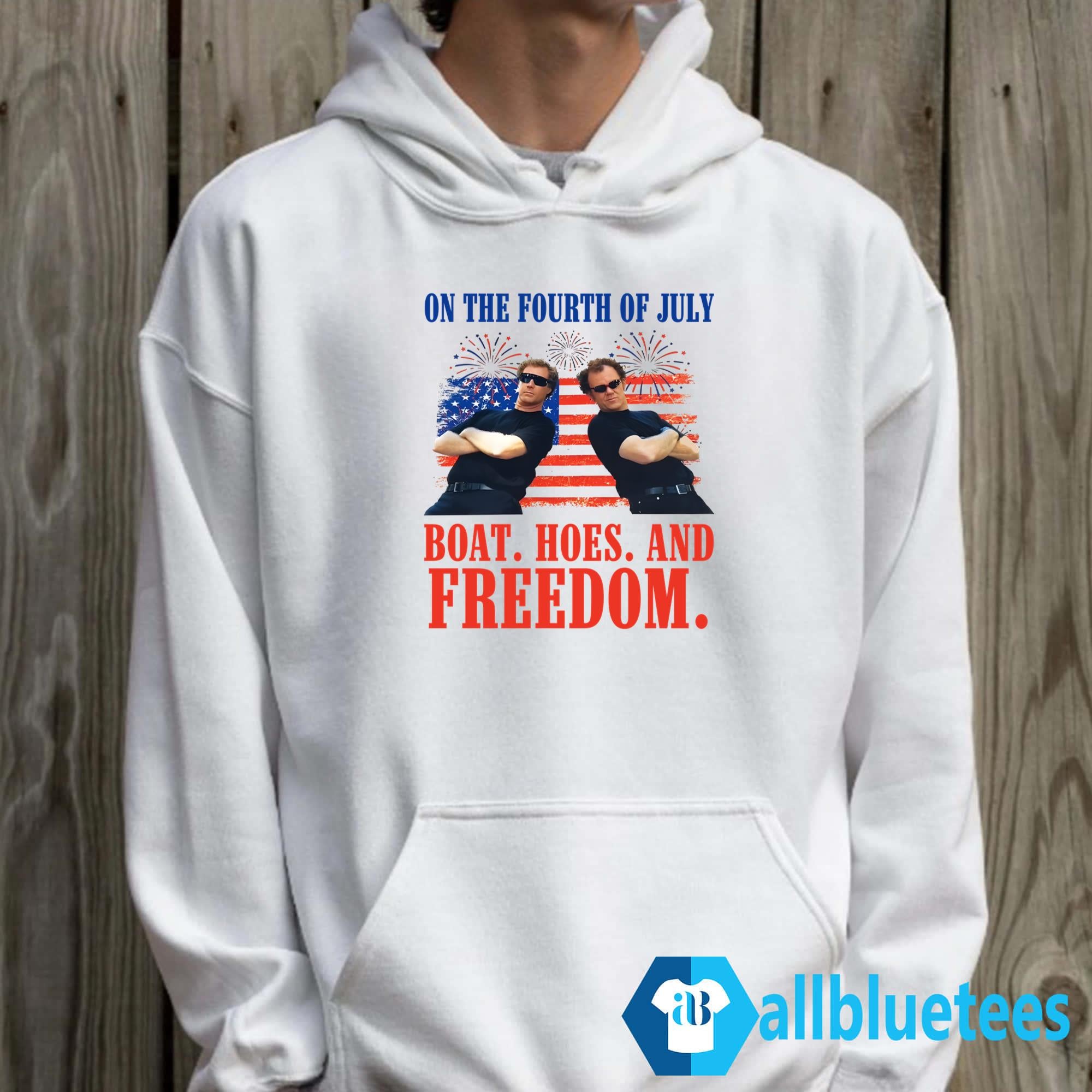 On The Fourth Of July Boats Hoes And Freedom Shirt