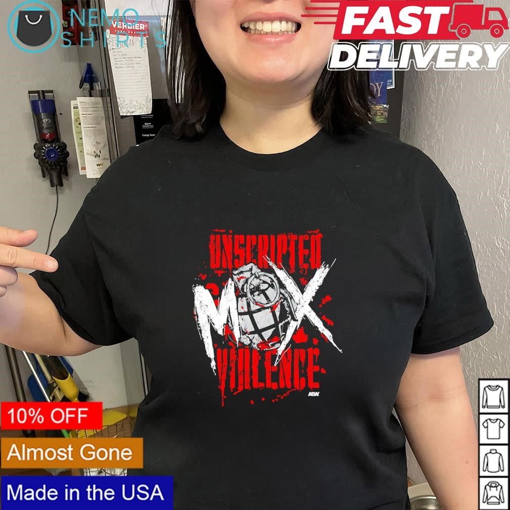 Jon Moxley Unscripted Violence camo graphic shirt