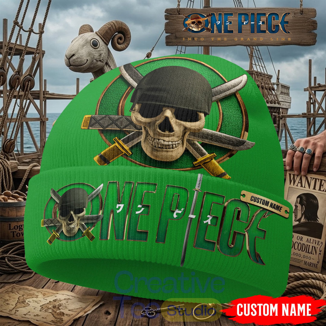 One Piece Custom Beanie Hat