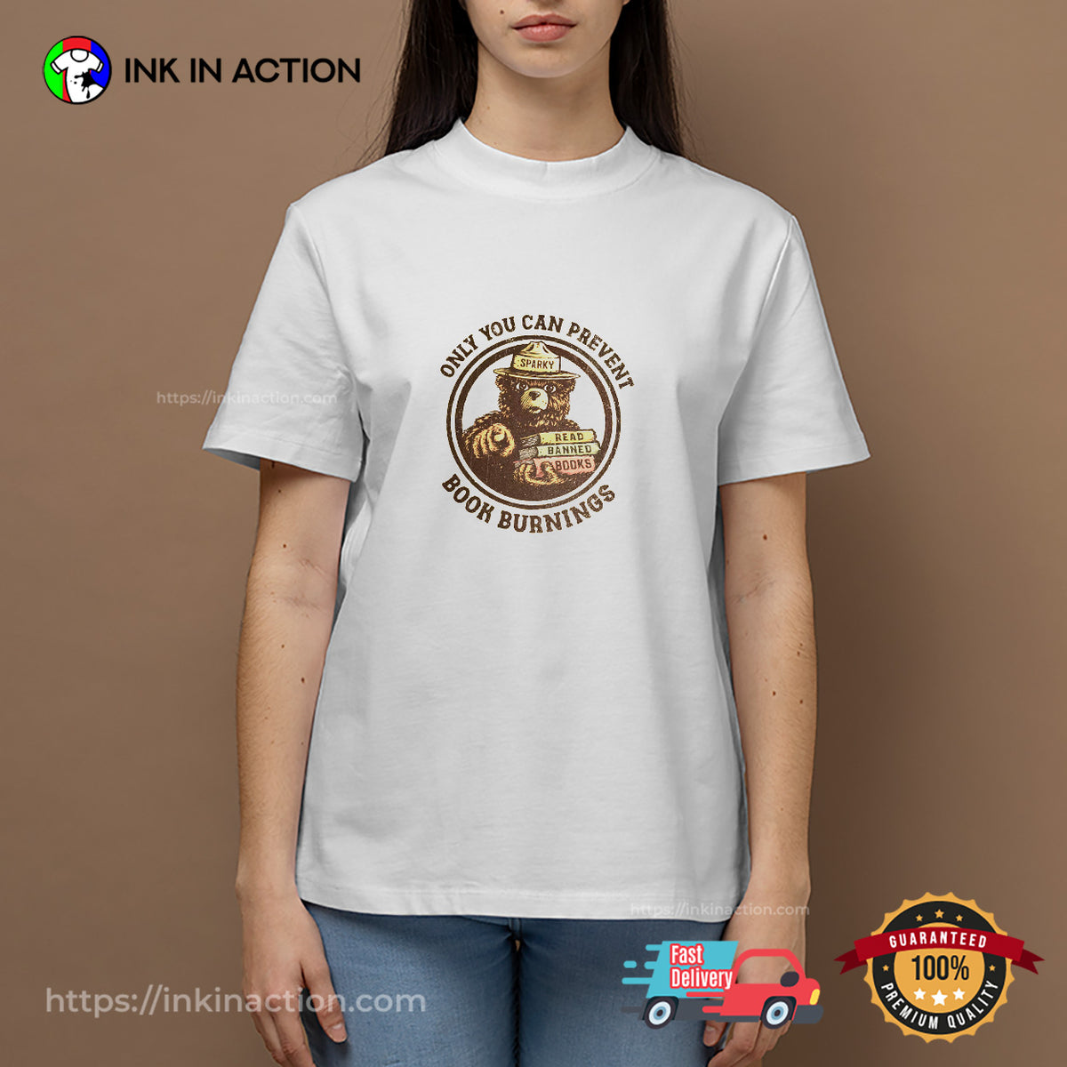 Only You Can Prevent Book Burnings T-Shirt