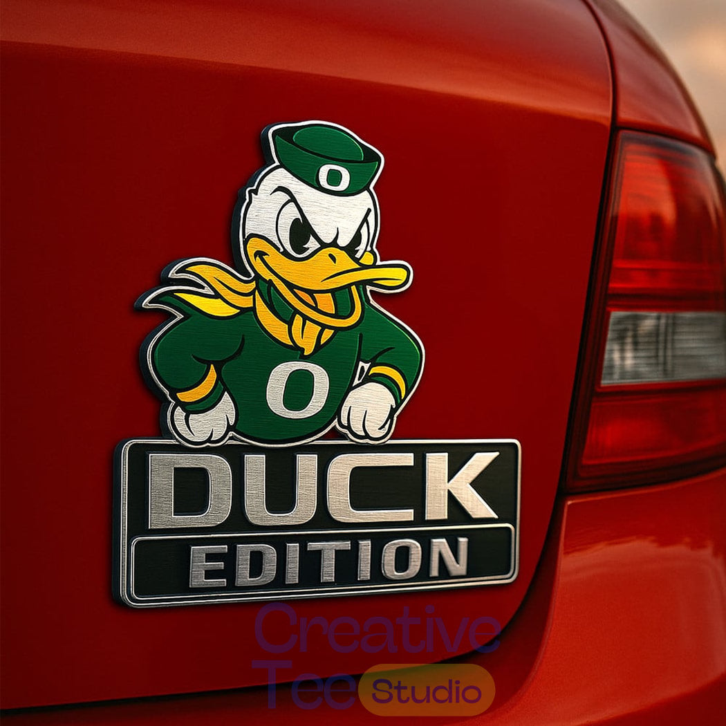 Oregon Ducks Custom Car Name Badge