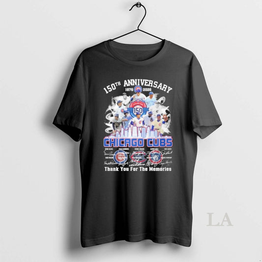 Original 150th Anniversary 1876 2026 Chicago Cubs Teams Signatures