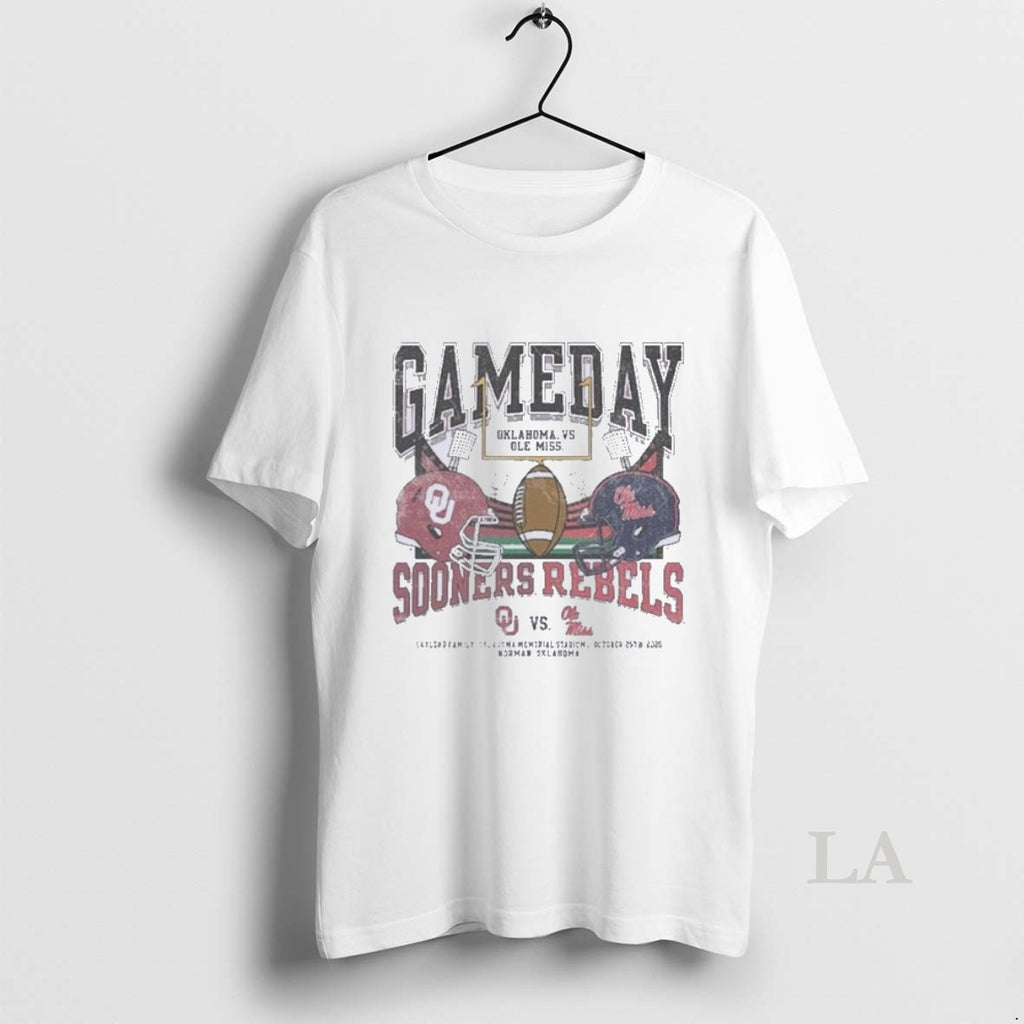 Original 2025 Ou Vs Ole Miss Gameday Football Matchup