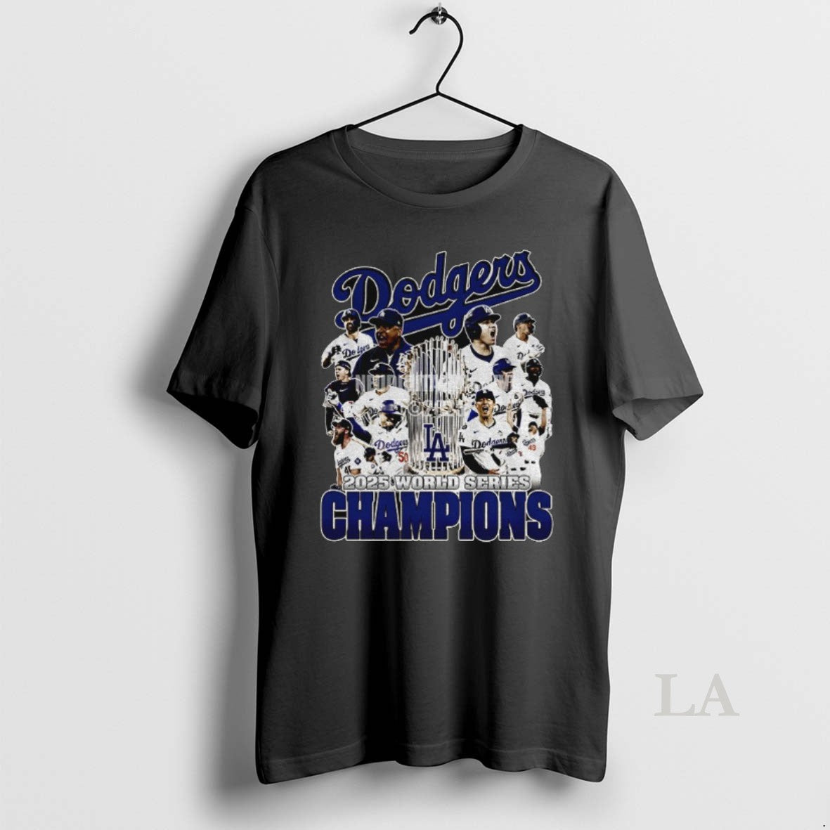 Original 2025 World Series Trophy Los Angeles Dodgers Mlb Champions Graphic